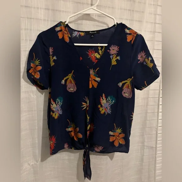 Madewell Bird of Paradise Blouse - Picture 2 of 5